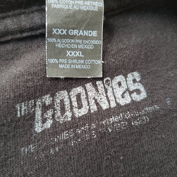 The Goonies CHUNK Hey You Guys! Truffle Shuffle Black XXXL Tshirt - Picture 4 of 8